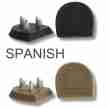 Diamant HW01919 heel beschermers zwart spanish