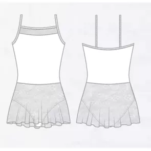 Lulli Balletpak met rokje Erin voor meisjes ontwerp
