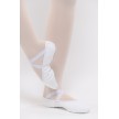 Dansez-Vous Vanie Elastische Balletschoenen Wit voor Volwassenen