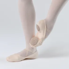Dansez-Vous Lila Elastische Balletschoenen met Splitzool
