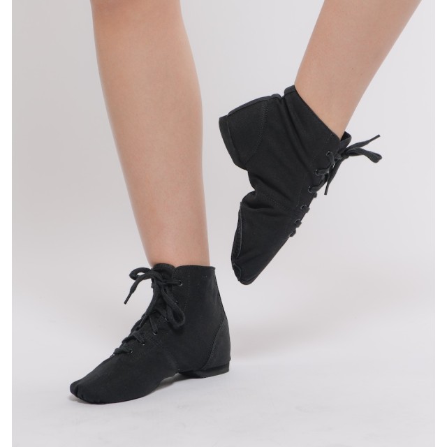 Dansez-Vous Mia jazzlaarzen met veters en suede zool