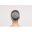 Dansez-Vous gehaakt haarnetje met strass lichtblauw