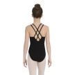 Capezio CC123 Balletpak zwart lage rug kinderballetpakje