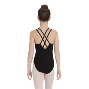 Capezio CC123 Balletpak zwart lage rug kinderballetpakje
