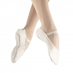 Alista Dancer Basics  Witte balletschoenen van leer - met doorlopende zool - Elite