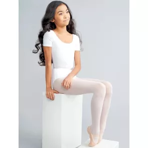 Capezio CAD400C Kinderballetpakje met Korte Mouwen en Tailleband