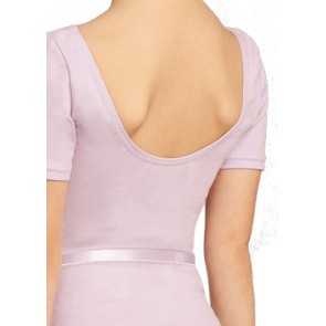 Capezio CAD400C kinderballetpakje met tailleband lila achterkant 