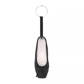 Zwarte Glitter Spitzen Sleutelhanger So Danca KCE01G