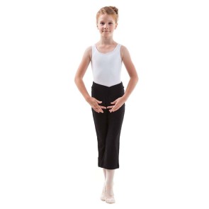 Sansha Y0159C Zwarte Jazzbroek voor Jongens en Meisjes
