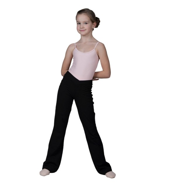 Sansha Zwarte Jazzbroek van Katoen en Lycrca