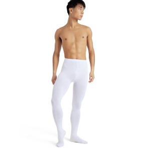 Capezio MT11 Witte balletmaillot voor heren nylon