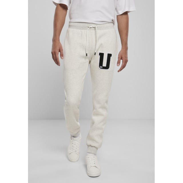 Urban Classics Heren Sweatpants met Badstof Patch TB3812