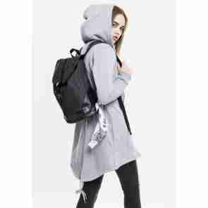 Urban Classics Dames Sweat Parka Grijs