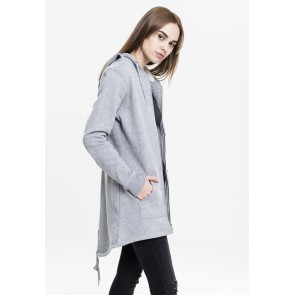 Urban Classics Vrouwen Sweat Parka Grijs Dans