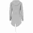 Urban Classics Dames Sweat Parka Grijs achterkant