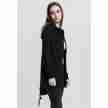 Urban Classics Dames Sweat Parka Zwart zijkant