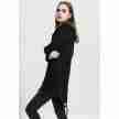 Urban Classics Dames Sweat Parka Zwart rechterkant