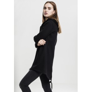 Urban Classics Dames Sweat Parka Zwart rechterkant
