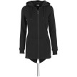 Urban Classics Dames Sweat Parka Zwart voor