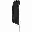 Urban Classics Dames Sweat Parka Zwart links