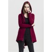 Urban Classics Dames Sweat Parka Burgundy