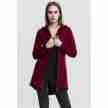 Urban Classics Dames Sweat Parka Burgundy voor