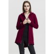 Urban Classics Dames Sweat Parka Burgundy voor