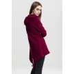 Urban Classics Dames Sweat Parka Burgundy achter