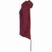 Urban Classics Dames Sweat Parka Burgundy zijkant links