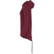 Urban Classics Dames Sweat Parka Burgundy zijkant links