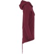 Urban Classics Dames Sweat Parka Burgundy rechts
