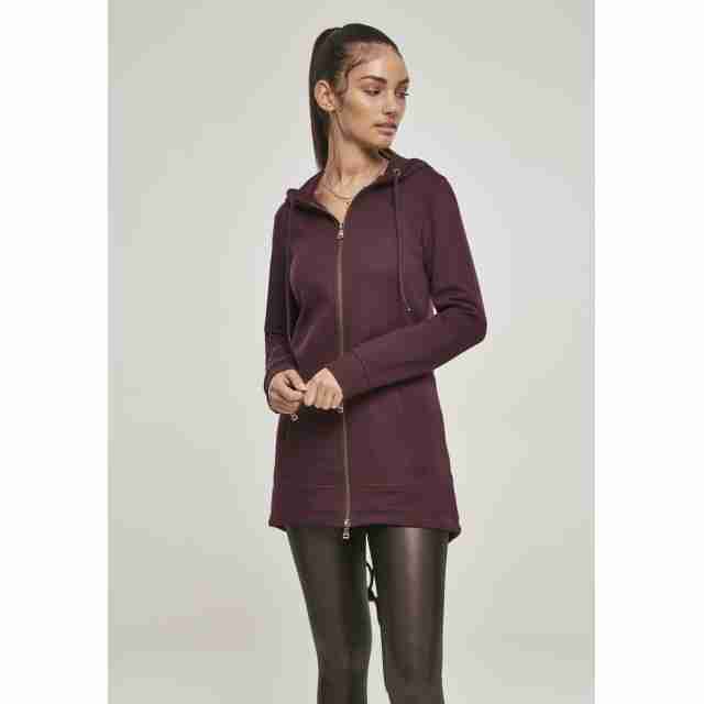 Urban Classics Dames Sweat Parka RedWijn