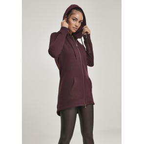 Urban Classics Dames Sweat Parka RedWijn