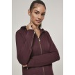 Urban Classics Dames Sweat Parka RedWijn