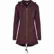 Urban Classics Dames Sweat Parka RedWijn