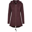 Urban Classics Dames Sweat Parka RedWijn