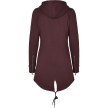 Urban Classics Dames Sweat Parka RedWijn
