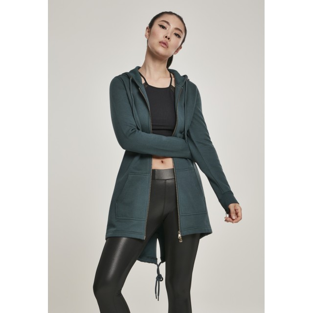 Urban Classics Dames Sweat Parka BottleGreen