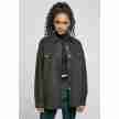 Urban Classics Ladies Classic Overshirt Zwart Oversized