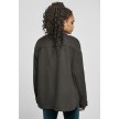 Urban Classics Ladies Classic Overshirt Rugpas Zwart