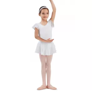 Bloch CR5161 meisjes ballet rokje met glittertjes wit