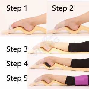6 delige set Techdance Ballet Foot Stretch TH-101