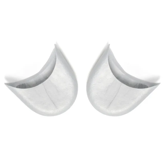 Techdance TH-100 elegant zilver metallic teenbeschermers van gel