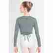 Wear moi carmen meisjes balletvestje donkergrijs