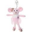 Alista Dancer Basics Alista Ballerina Muis Sleutelhanger knuffel roze