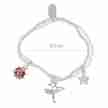 Alista Dubbele Armband met Ballerina en Strass