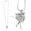 Alista Ketting met Ballerina Hanger en Strass