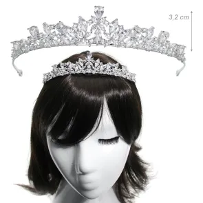 Alista Dancer Basics  Alista Tiara met Witte Zirkonia Diamantjes