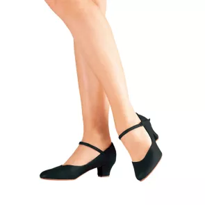 SoDanca dansschoenen voor Character met leren zool CH50 zwart 4 cm hak