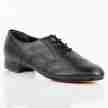 SoDanca CH95 Character Dames Dansschoenen Zwart-Wit met Vetersluiting